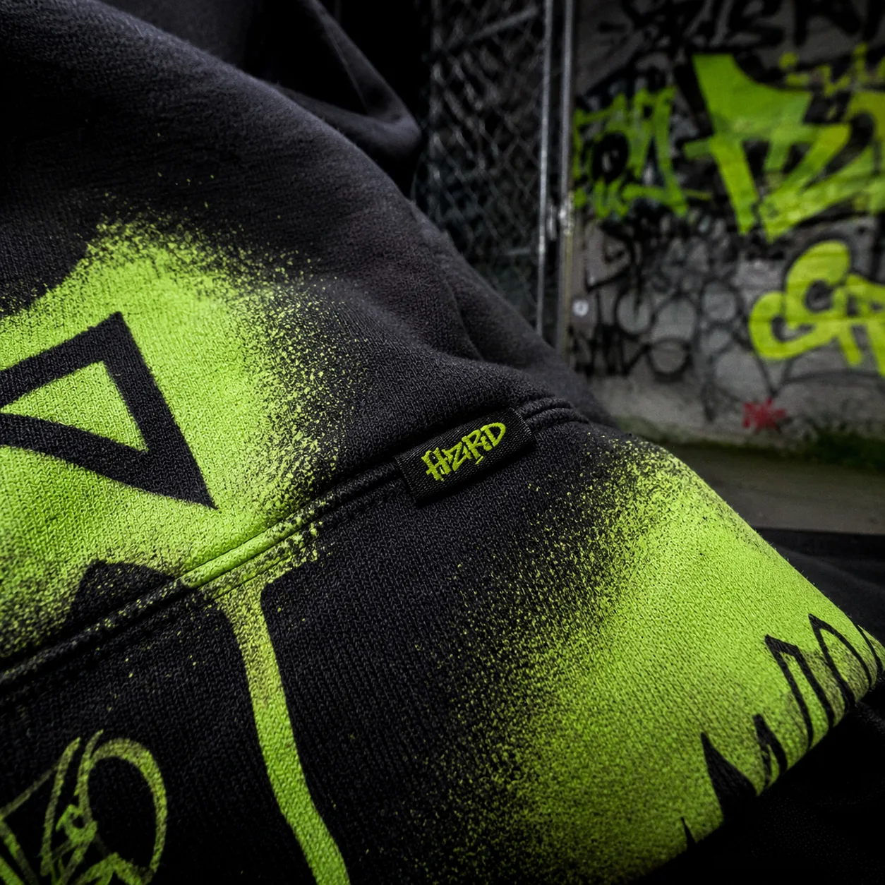 Detalle macro del tejido de la sudadera Bidebarrieta